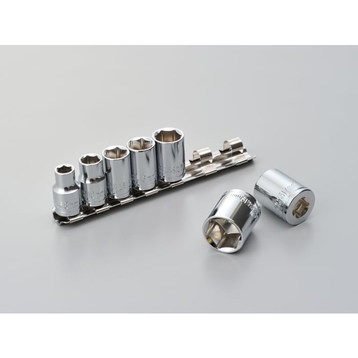 六角ソケットセット7ピース 差込3/8インチ（9.5mm）角｜ハンドツール
