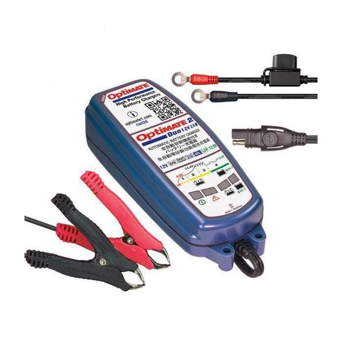オプティメイト2 OptiMate2 DUO (オプティメイト2 デュオ) バッテリー充電器