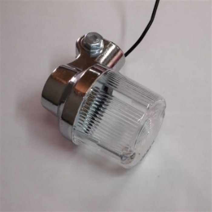 CGC ウインカーランプ 500型 丸 2個 バレル研磨/クリア｜バルブ・LED 
