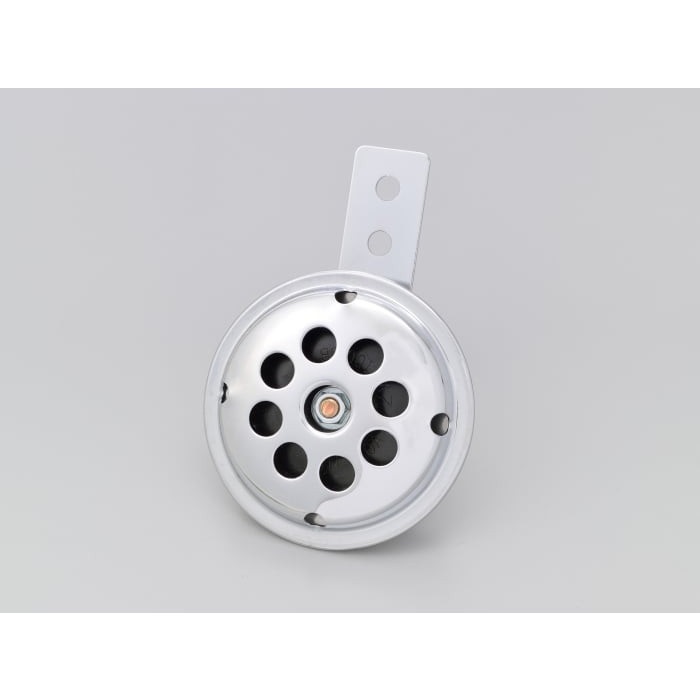 ホーン 6V Ф70 取付穴Ф6 メッキ 汎用(丸穴)