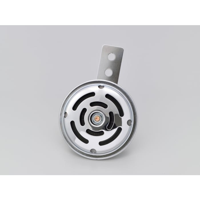 ホーン 12V Ф70 取付穴Ф6 汎用(メッキ 渦穴)