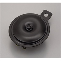DAYTONA ホーン12V 低音 外径φ80 ステー穴φ8 ブラック