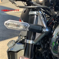 【在庫限り】STRIKER アルミビレットヘッドライトステー ブラック Z900RS(CAFE非対応) 20mmロング