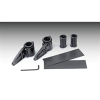 ヘッドライトステー アルミダイキャスト28-39mm ブラック