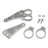 マシンドロングヘッドライトステー2サークルクランプタイプ41mm