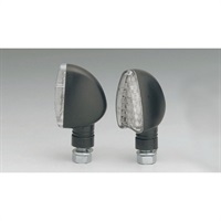 ウインカーランプ アロータイプ ブラック LED12V1W 2個セット
