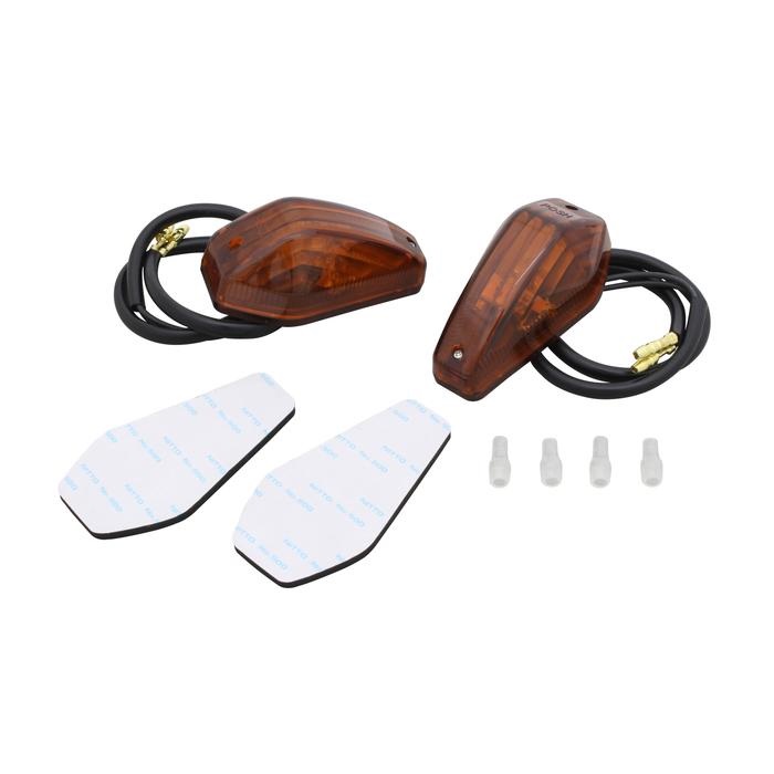 エアロシャープミニタイプ（2個入り）12V15W電球付(オレンジレンズ)