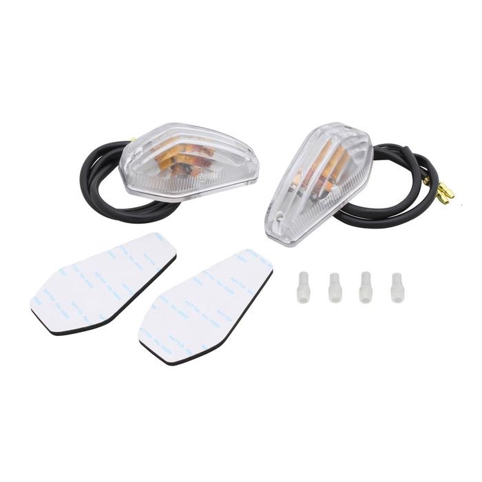 エアロシャープミニタイプ（2個入り）12V15W電球付(クリアーレンズ)