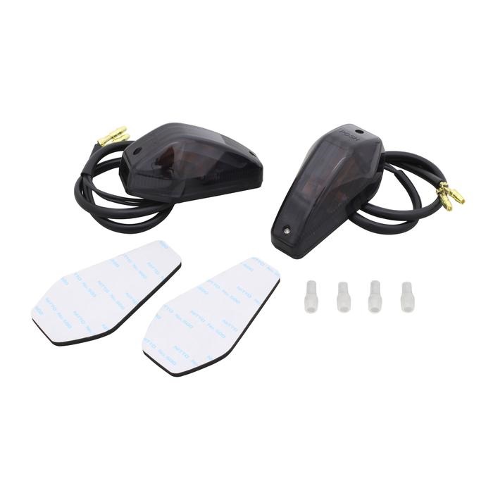 エアロシャープミニタイプ（2個入り）12V15W電球付(スモークレンズ)