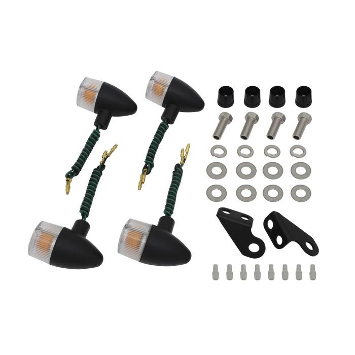 【最終値下げ】TW200.TW225 砲弾タイプウインカーセット クラシカル 砲弾タイプウインカーキットTW225(2002-)TW200E(1998