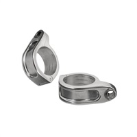 フロントウインカーステー CLAMPITS φ39フォーククランプ M8/M10用 ポリッシュ 汎用