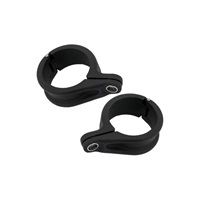 フロントウインカーステー CLAMPITS φ35フォーククランプ M8/M10用 ブラック 汎用