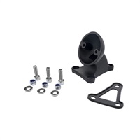 Motone Customs モートーン カスタムズ テールライトマウント パウダーブラック丸型テールライト用