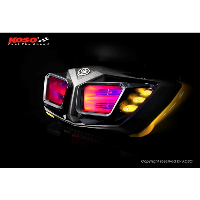bw's125 2型　KOSO LEDテール　ライト　キット 楽天市場】KN企画 KOSOアフターバーナーLEDテールライトキット