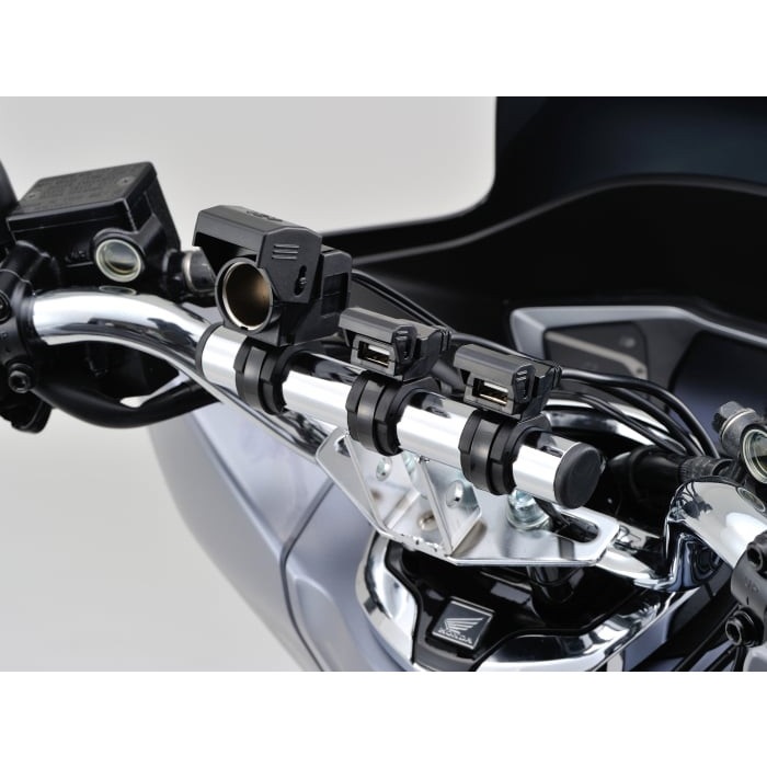 あさん　専用 バイク専用電源 2.1A Type-A + シガーソケット / 2ポート + 1