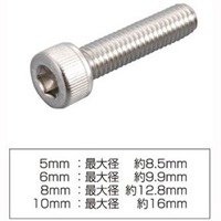 【在庫限り】【アウトレット パーツ】個別配送のみ M5ステンレスキャップボルトセット 4本入り