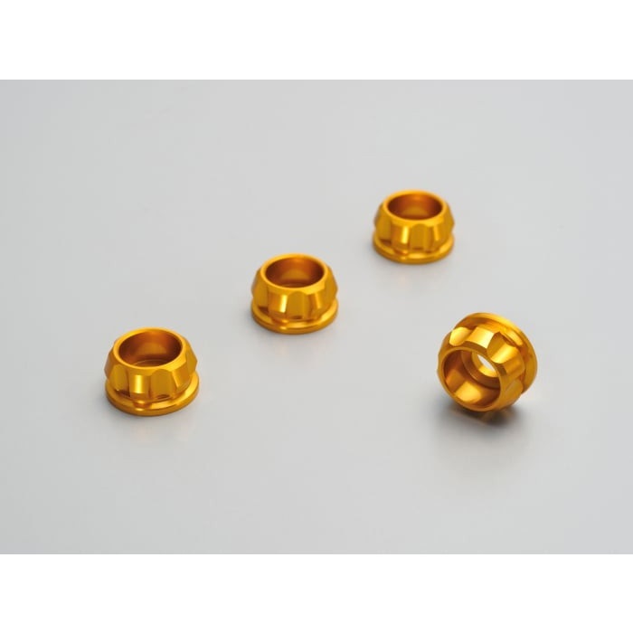 PREMIUM ZONE キャップボルトカラー M6 4個入り 汎用(ゴールド)