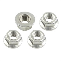 フランジナット（ステンレス）セレート無し 4個入（M10 P-1.25）
