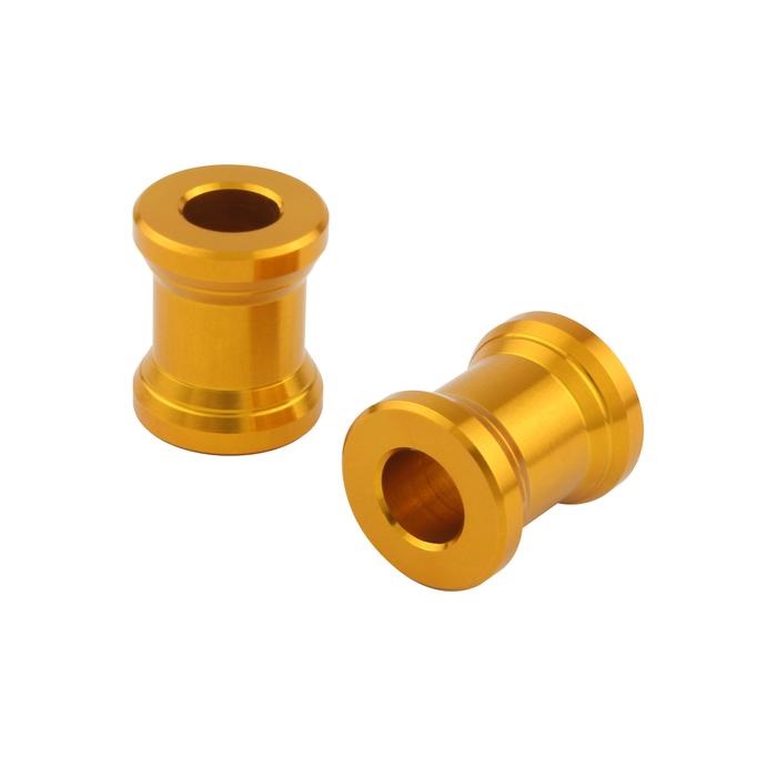 アルミカラースプールタイプ 内径M6 厚さT=15mm（2個入り）(ゴールド)