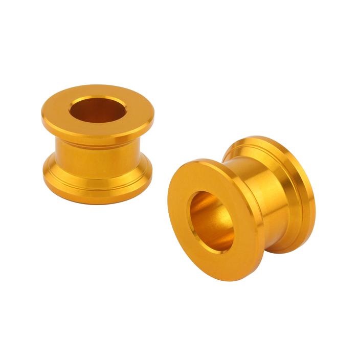 アルミカラースプールタイプ 内径M10 厚さT=15mm（2個入り）(ゴールド)