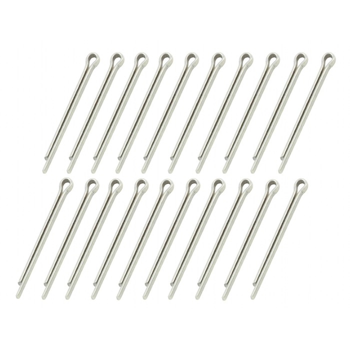 ステンレスコッターピン（割りピン）20本入り 直径1.6mmX20mm｜ステー