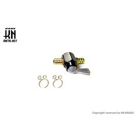 燃料コック【ホースジョイント径 10mm】ON-OFF【ブラック】