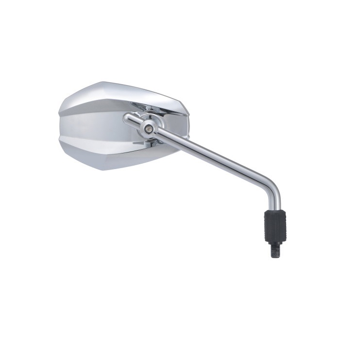 ハイビジミラー ロッドタイプ EDGE ロー M10正ネジ【新保安基準適合】(クロームメッキ)