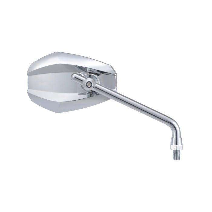 ハイビジミラー ロッドタイプ EDGE ロー M10正ネジ【新保安基準条件付適合】(クロームメッキ)