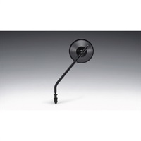 ラウンドミラー 4インチ ロングステー/ブラック