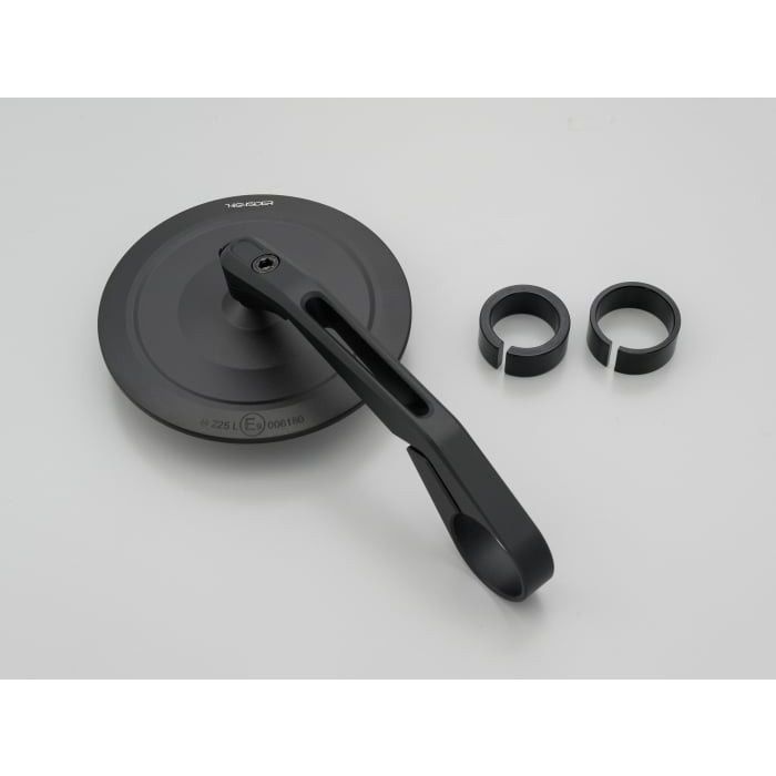 HIGHSIDER バーエンドミラー モンタナ スリム ブラストブラック