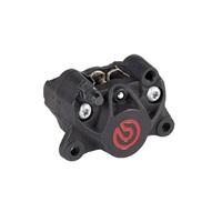 P2-CR84 Black with RedLogo without Pad "新カニ ブラックレッドロゴ ブレーキパッド別売り