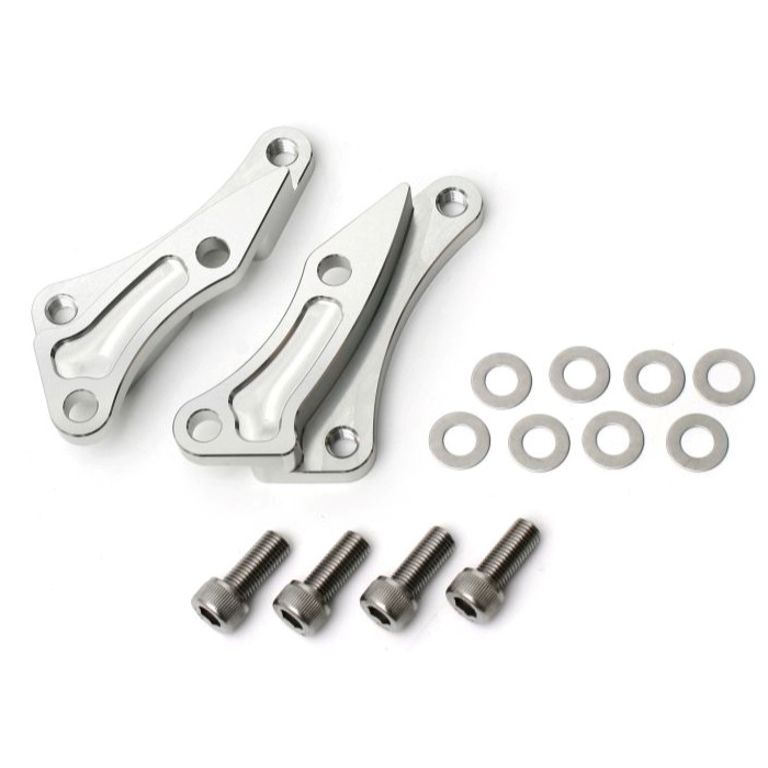 【在庫限り】 キャリパーサポート(65mmピッチ4PAD&STDローター径用)CB1300SF 98-00/GSX1300R 99-07/ZRX1200(シルバー)