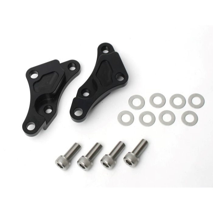 【在庫限り】 キャリパーサポート(65mmピッチ4PAD&STDローター径用) ZZR1100 D/ZEPHYR1100/GPZ900R A7-A11/ZEPHYR400X(ブラック)