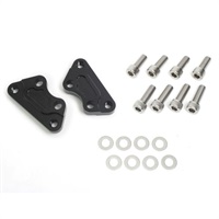 フロントキャリパーサポート (brembo 40mmピッチ＆スタンダードローター径対応) HARLEY XL883/1200/DYNA 00-13 W-DISC(ｽﾎﾟｰｸ車不可)