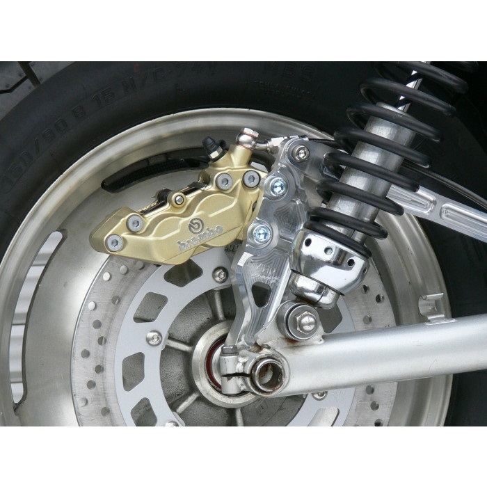 リアキャリパーサポート ブレンボ4P/40mm用 V-MAX1200｜キャリパー