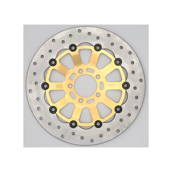 zrx1200r純正フロントディスクローター 左右及びリアセット フロント