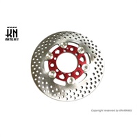DIO系ビッグローター190mm 【レッド/DISK単品/シルバーピン】タイプ8