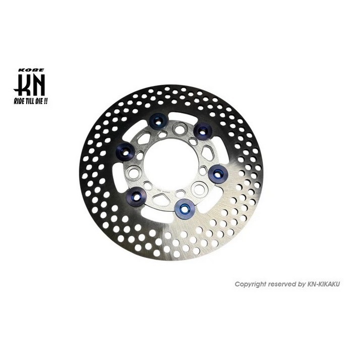 DIO系ビッグローター190mm 【シルバー/DISK単品】タイプ8｜ディスク