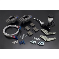 フロントブレーキキット STDローター対応 ダブルディスク マスターシリンダー付 CP2696 Z750-1000 Z1R 76-80