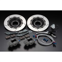 フロントフローティングブレーキキット ダブルディスク ブラック CP2696 Z1/Z2