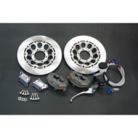 フロントフローティングブレーキキット ダブルディスク ホール:シルバー CP5569 KZ1000他