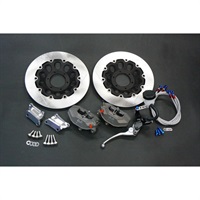 フロントフローティングブレーキキット ダブルディスク ホール:ブラック CP5569 KZ1000他