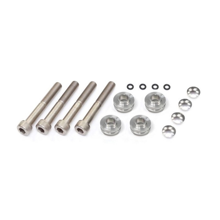 オフセットカラー 10.5mm & クロモリキャップボルト MT-09 21-24/XSR900 22-24/GP 24/TRACER9GT 21(シルバー)