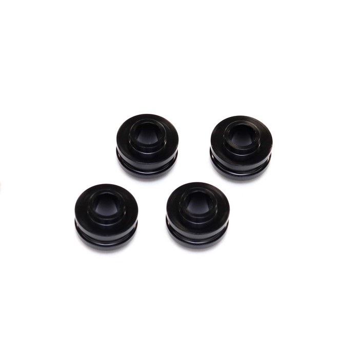オフセットカラー 10.5mm 4個入 表凸/裏凸(ブラック)