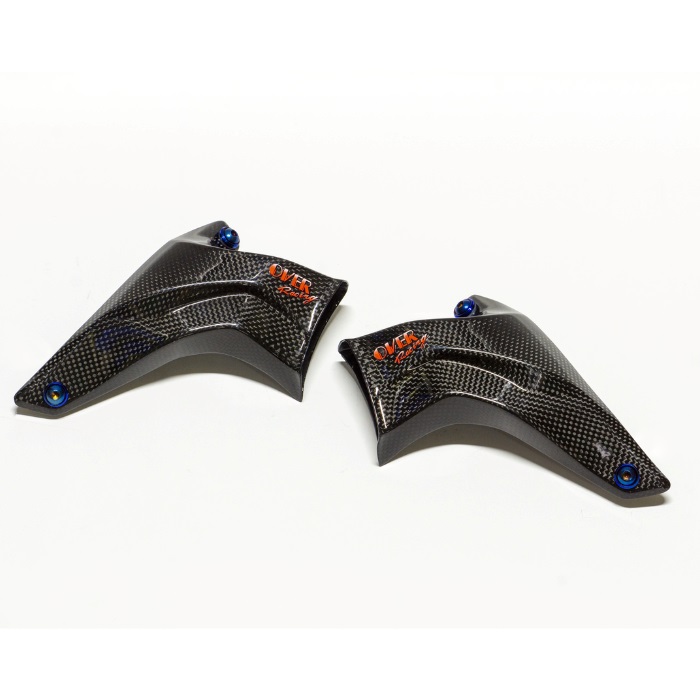 Carbon フロントキャリパーダクト ZX-25R 20-(つや有り)