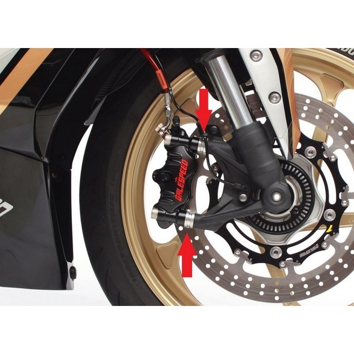 オフセットカラー 12.5mm & クロモリキャップボルト ZX-25R/ZX-25R SE