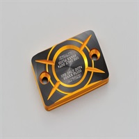 PREMIUM ZONE 角型マスターシリンダーキャップ ゴールド ホンダ純正品番: 45513-KJ1-701、45513-HA2-701 ヤマハ純正品番:3GM-25852-22