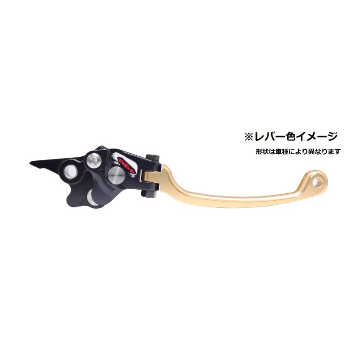STFブレーキレバー CBR600RR 07-24/HAWK11 23等(ゴールド)