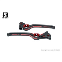 ホークアイ ブレーキレバー【シグナスX/1型2型3型】マットブラック/レッド