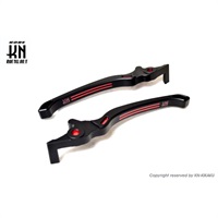 KN TKDデュアルカラーレバー【NMAX125/155】マットブラック/レッド